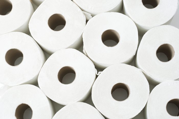 rolls of toilet paper