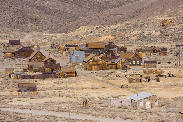 VARIOUS Old buildings in Bodie State Park in California.