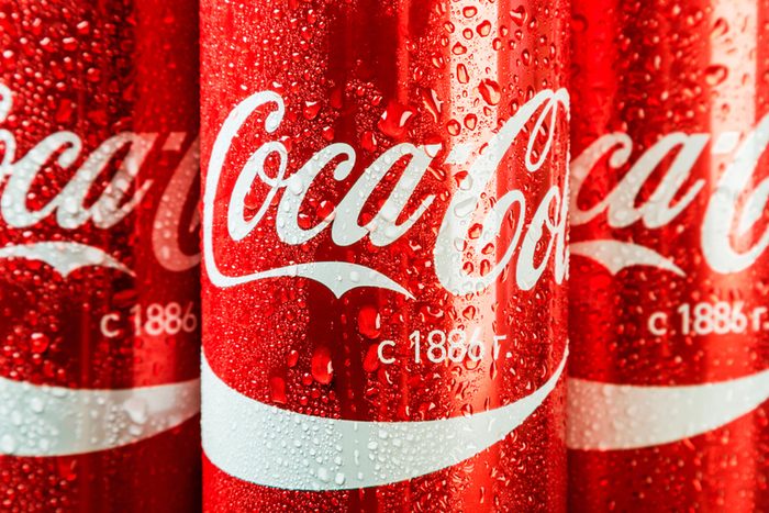 Coca-cola cans