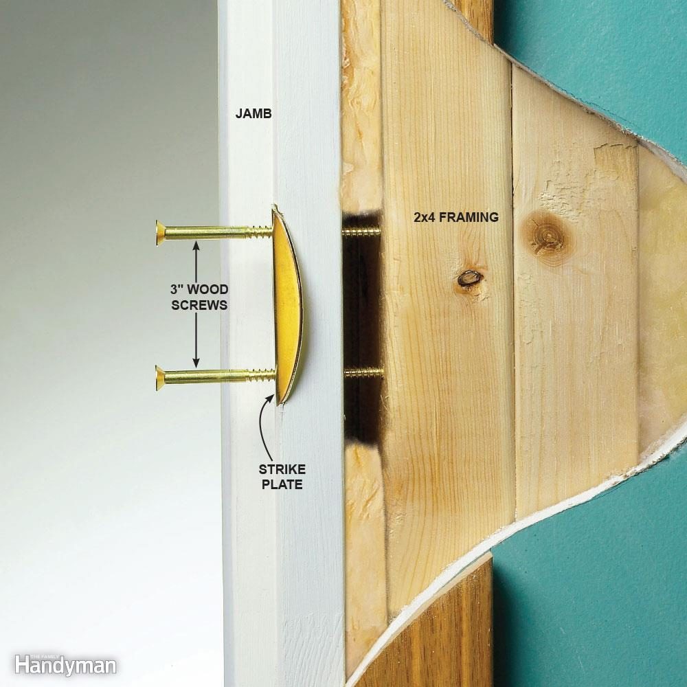 Reinforce Your Entry Door Strike Plate