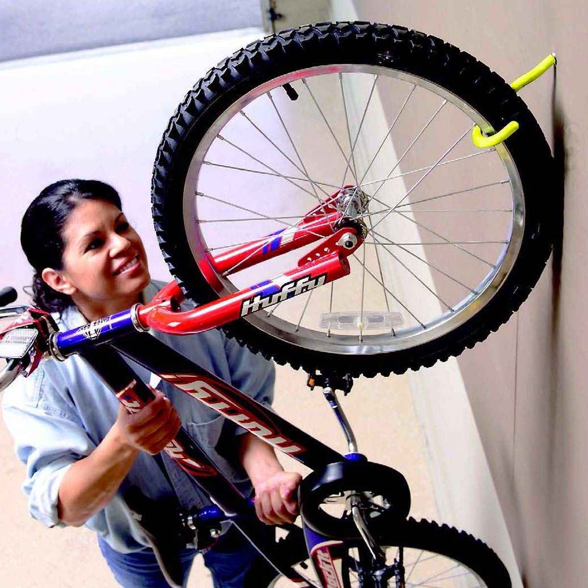 hang a bike on the wall