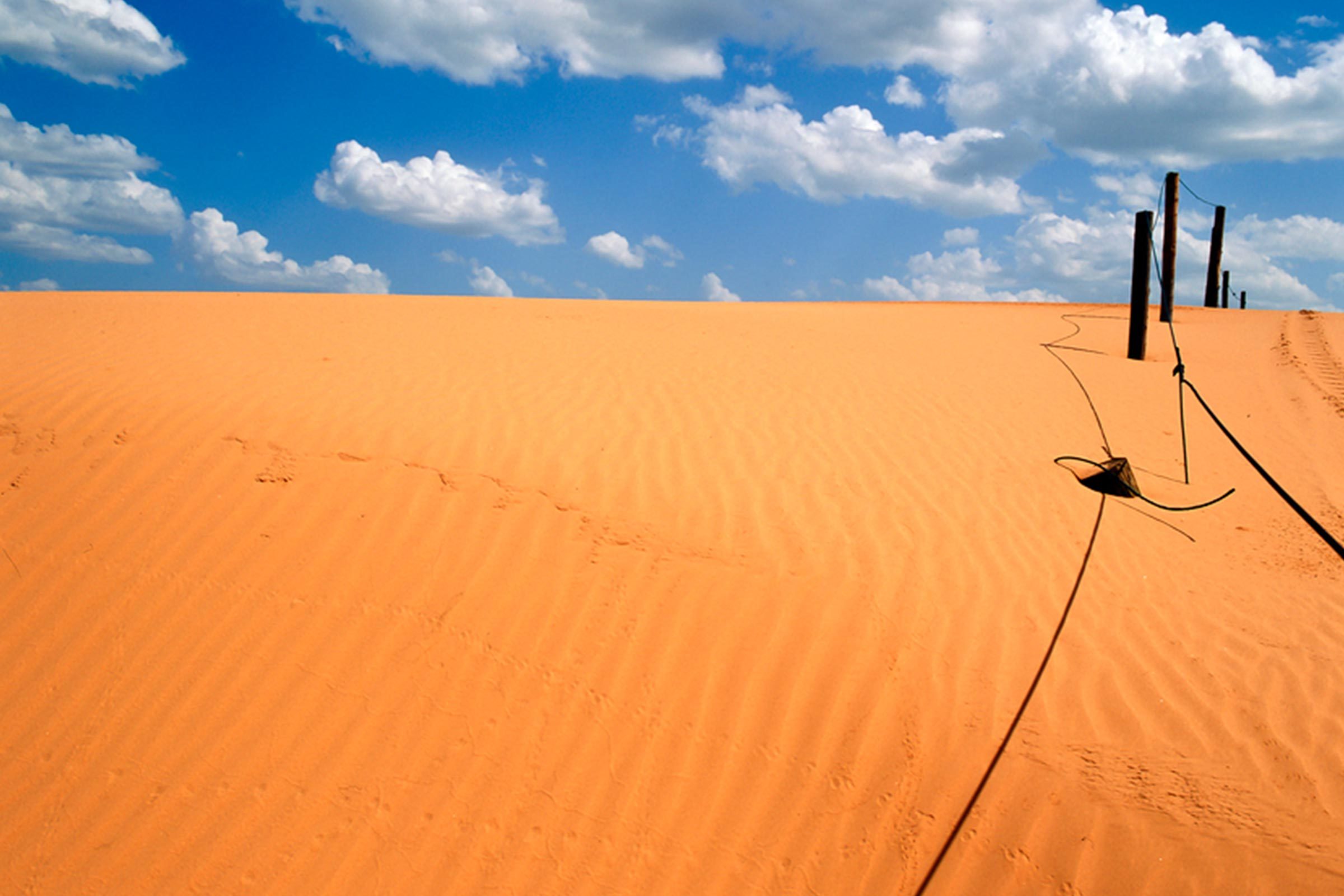 Sand dunes in Little Sahara SP, Waynoka, OK