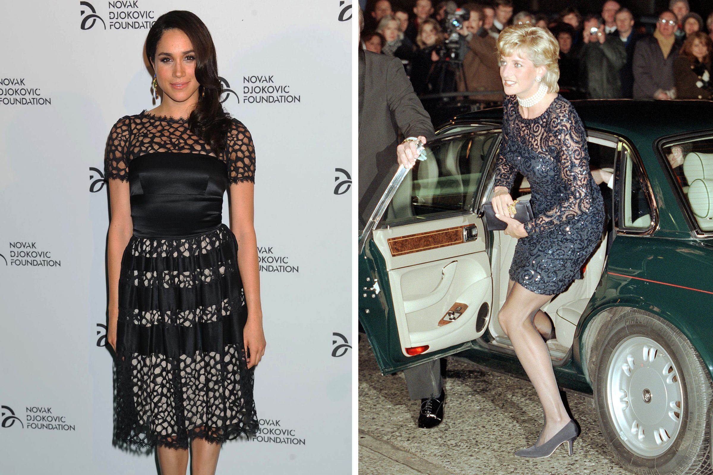meghan markle and princess diana