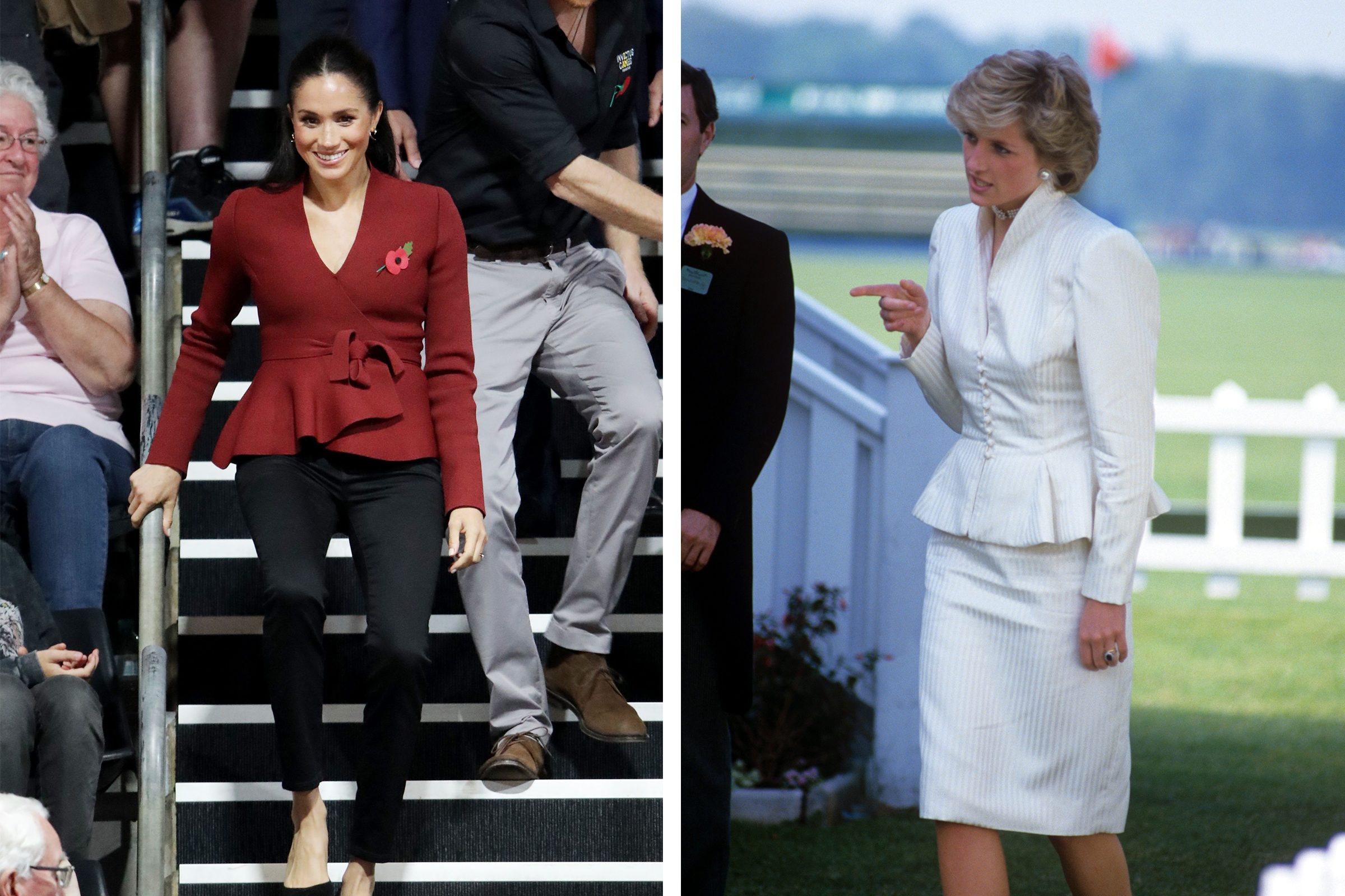 Meghan Markle and princess diana 