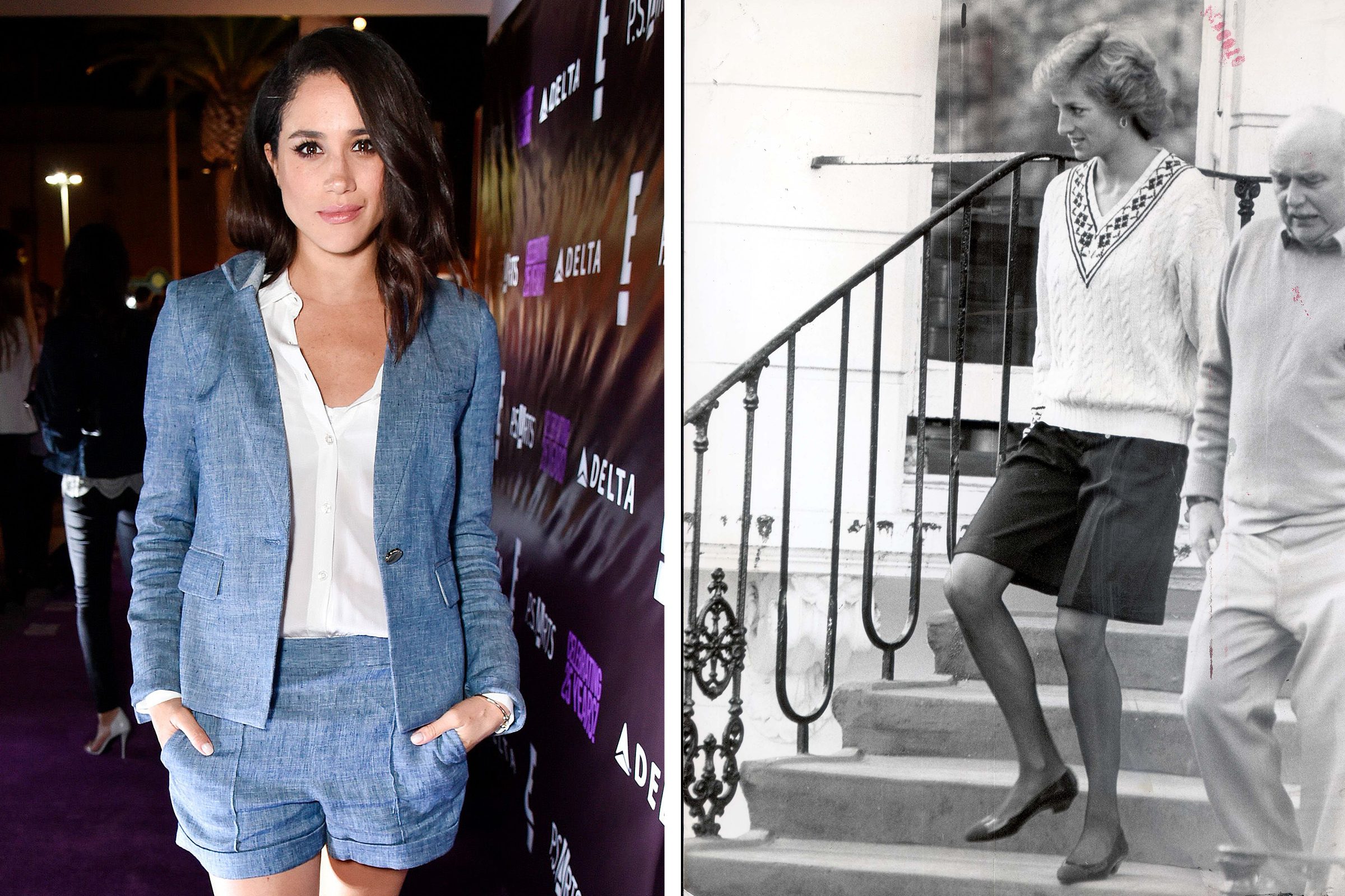 meghan markle and princess diana