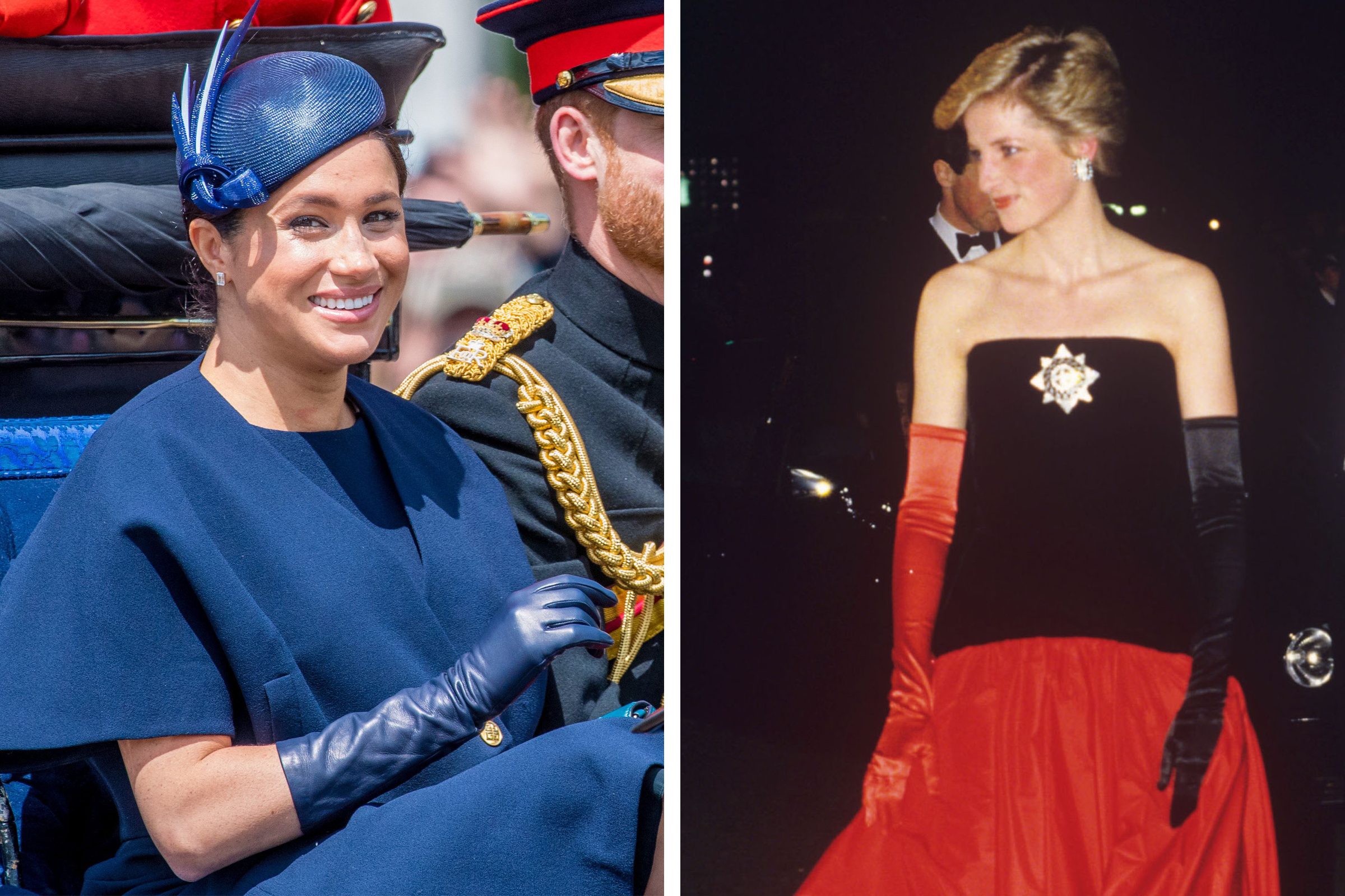 meghan markle and princess diana