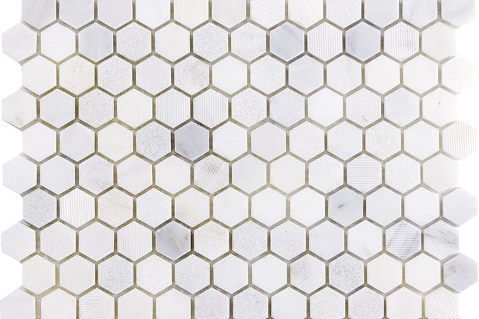 Winter Frost Penny Mosaic Mesh And Mosaic Pattern