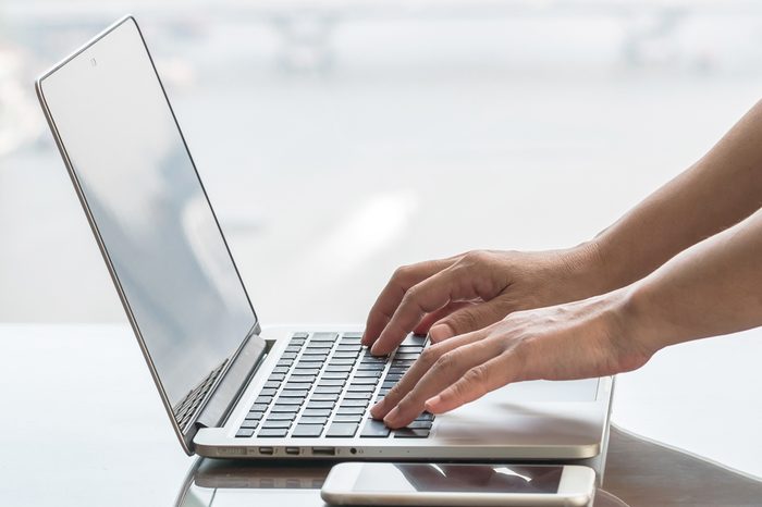 Digital lifestyle blog writer or business person using smart devices working on internet communication technology