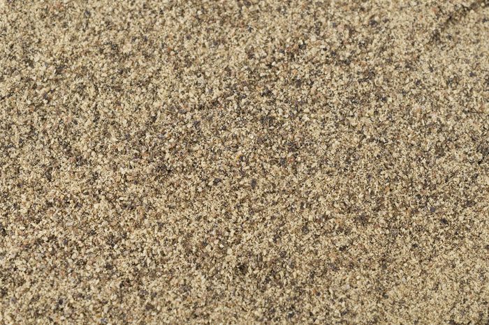 Ground black pepper background