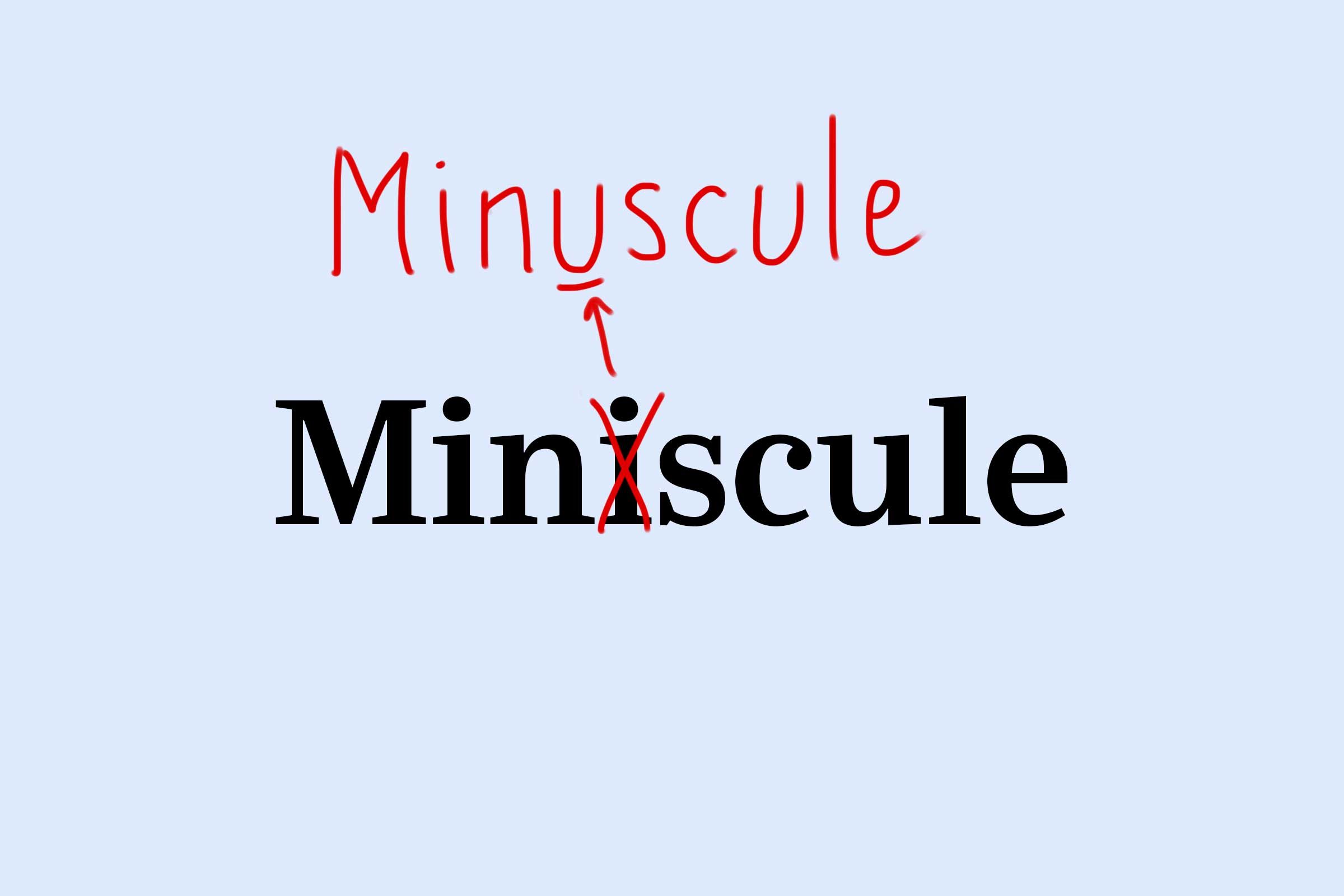 minuscule