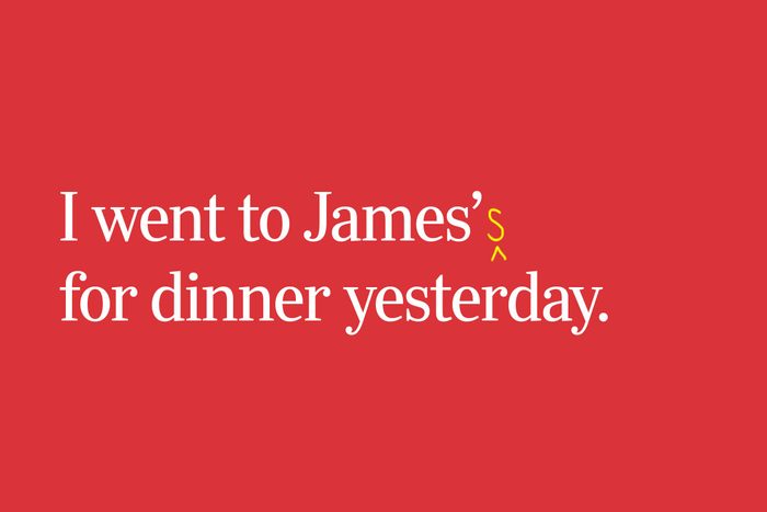James' vs. James's