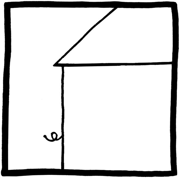 pig going around barn