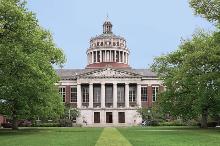 ROCHESTER, NY - MAY 2017: The University of Rochester, benefiting from industrial donors, has notable programs in technological subjects.