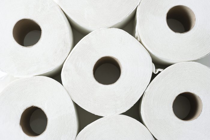roll of toilet paper