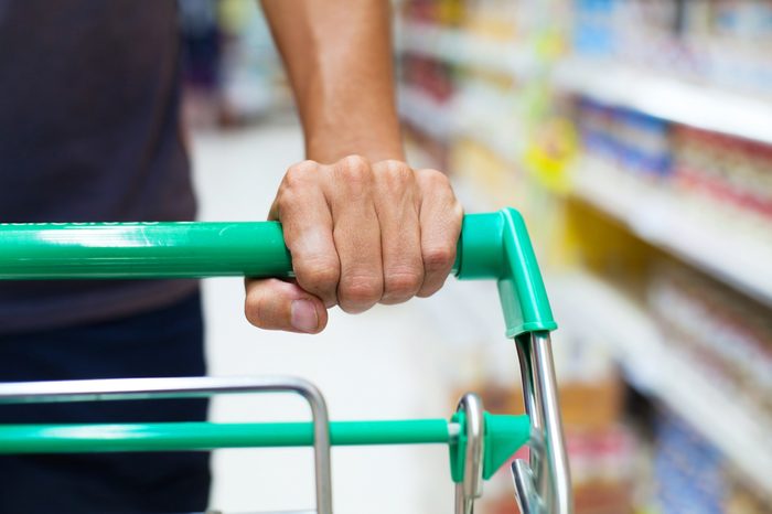 shopping in supermarket