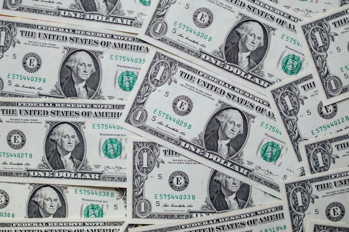US dollar cash banknote money