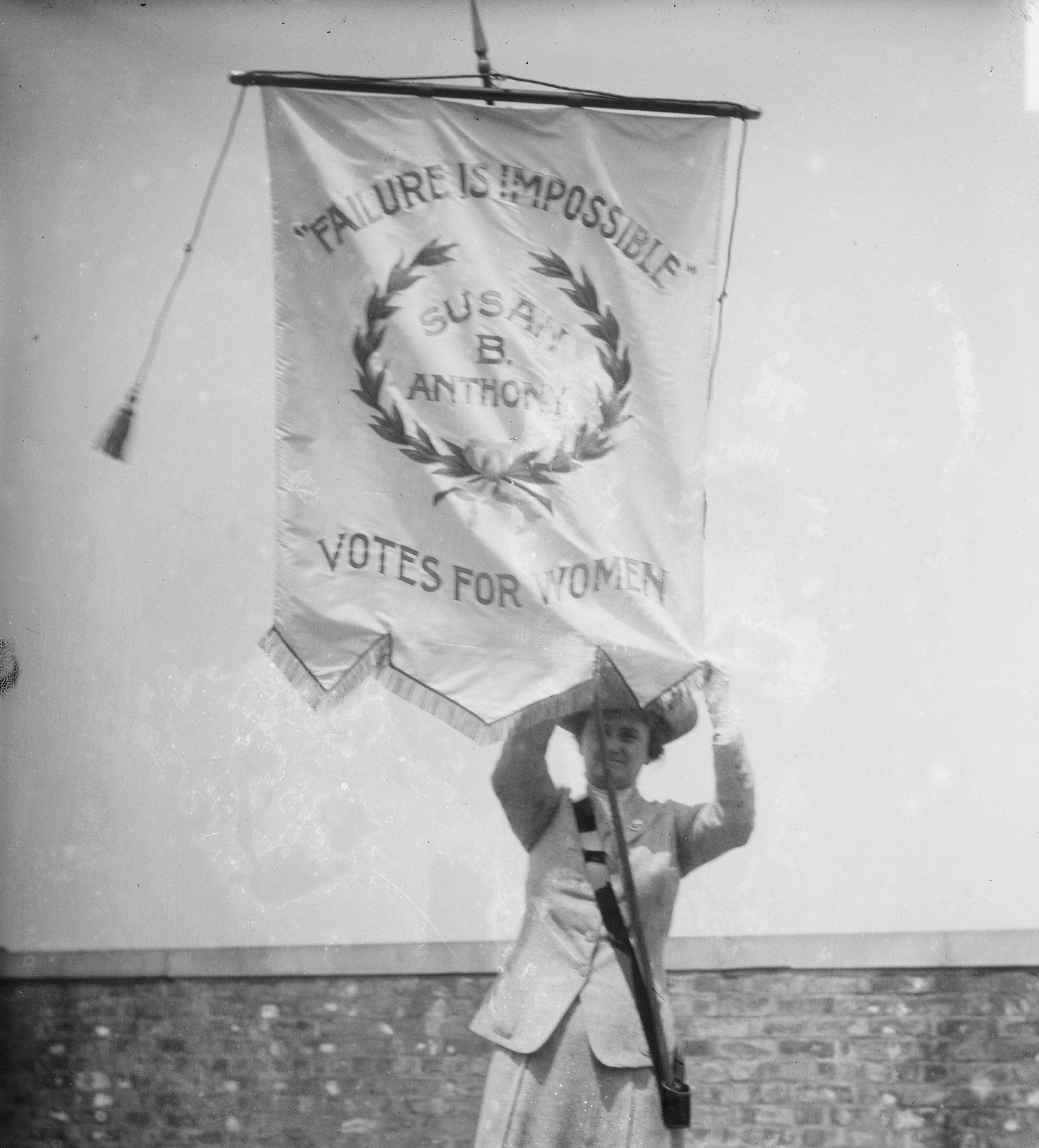 VARIOUS Florence Jaffray 'Daisy' Harriman with banner