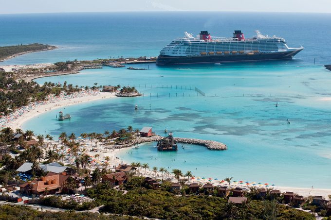 ship at castaway cay