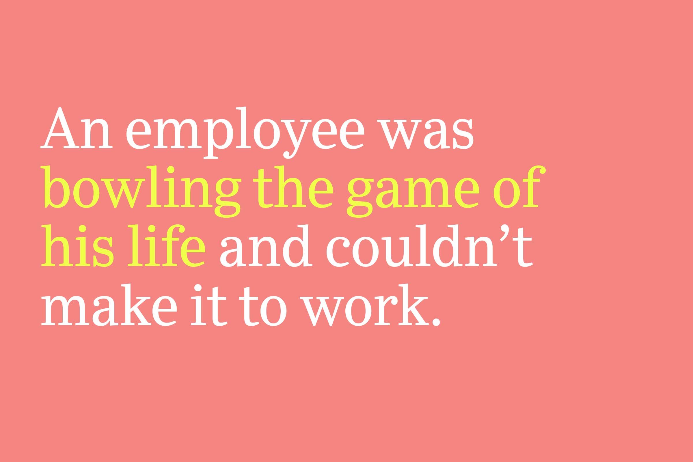 bowling the game of his life