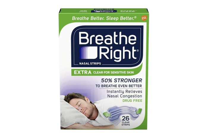 Breathe Right Nasal Strips to Stop Snoring, Drug-Free, Extra Clear, 26 count