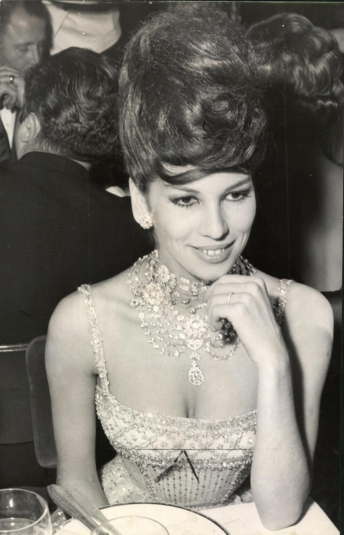 Victoire Dior Model Wearing An Evening Dress By Christian Dior. Box 0559 080515 00432a.jpg.