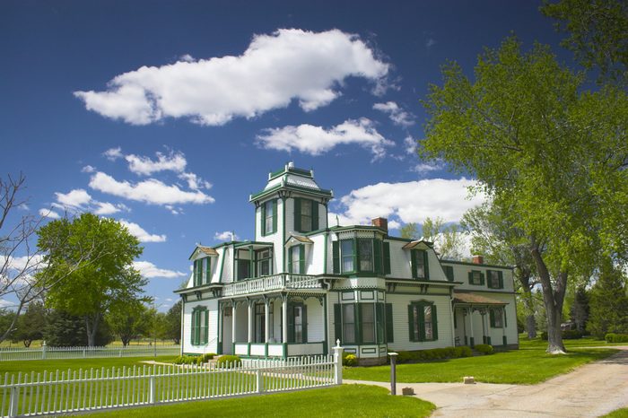 Farm and house of the famous Buffalo Bill near North Platte in Nebraska