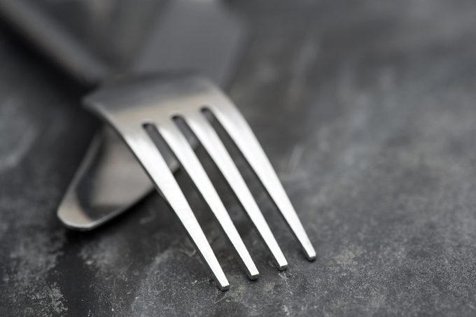 fork knife silverware