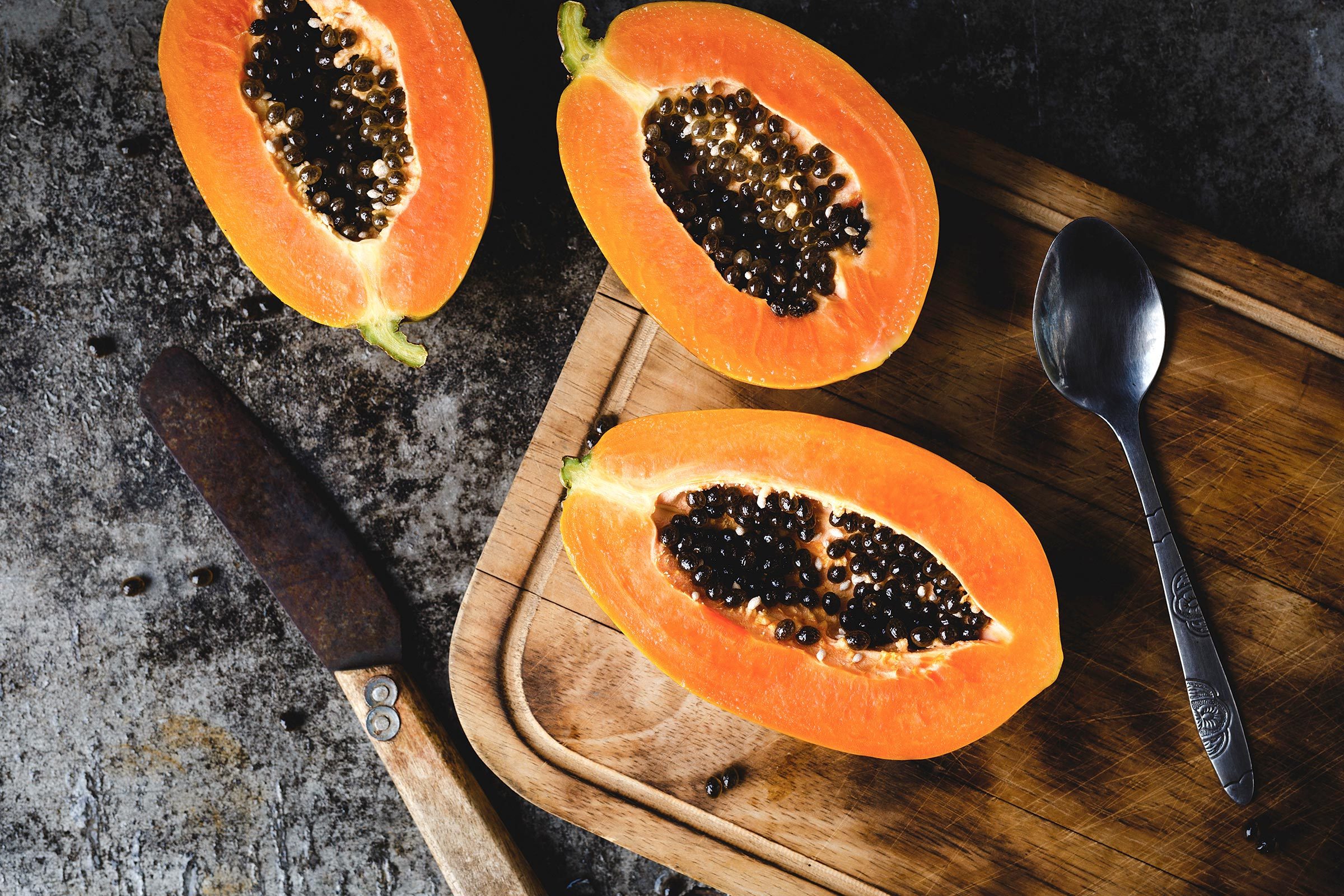 Papaya fruits-Paw paw fruits