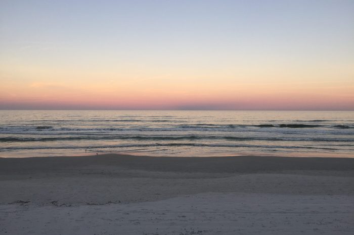 Beautiful New Smyrna Beach, Florida USA in Winter