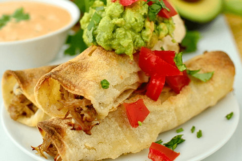 pulled pork taquitos