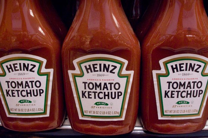 bottles of Kraft Heinz Tomato Ketchup