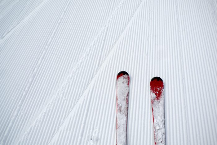 ski and snow background view