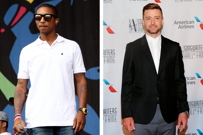 Pharell Williams and Justin Timberlake