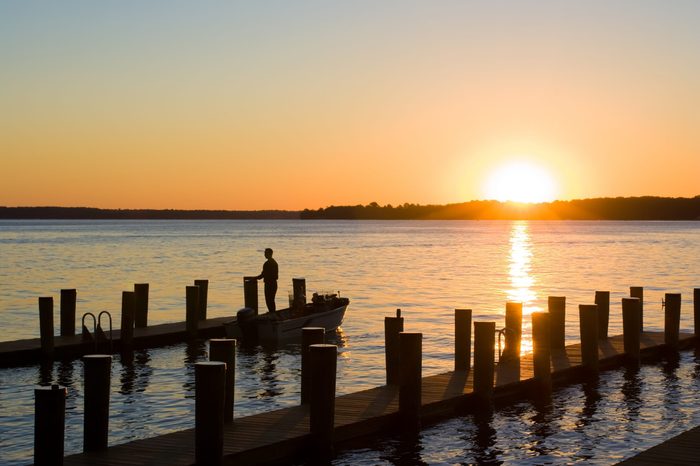Sunrise on Elk River,Maryland