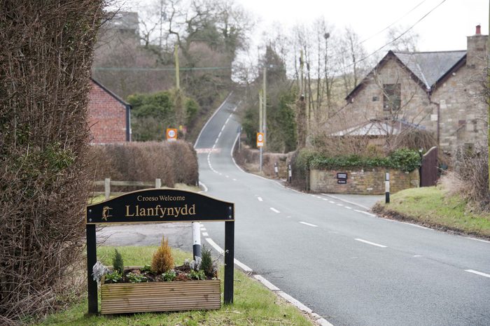 Llanfynydd, the safest village in Wales according to new Home Office 'crime maps' website, Wales - 04 Feb 2011