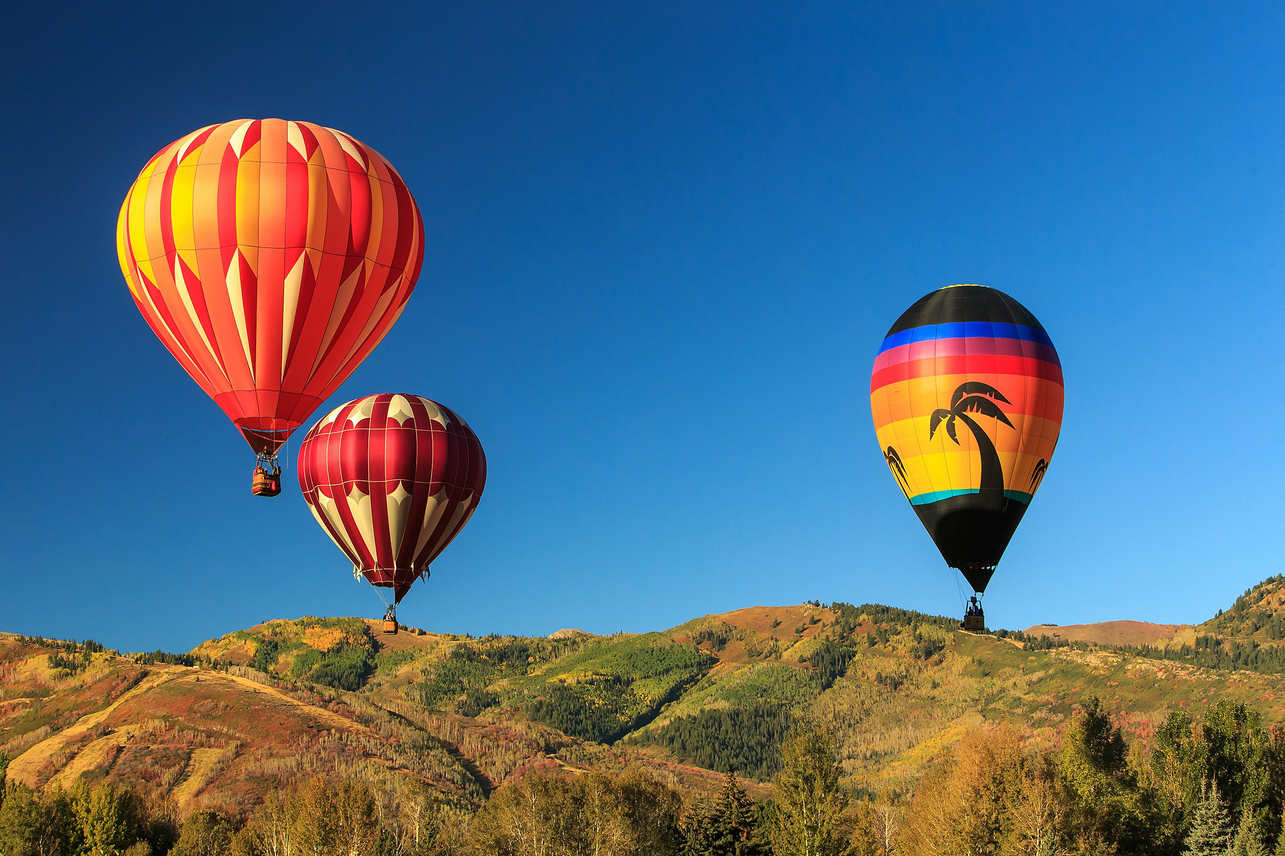 hot air balloons park city utah