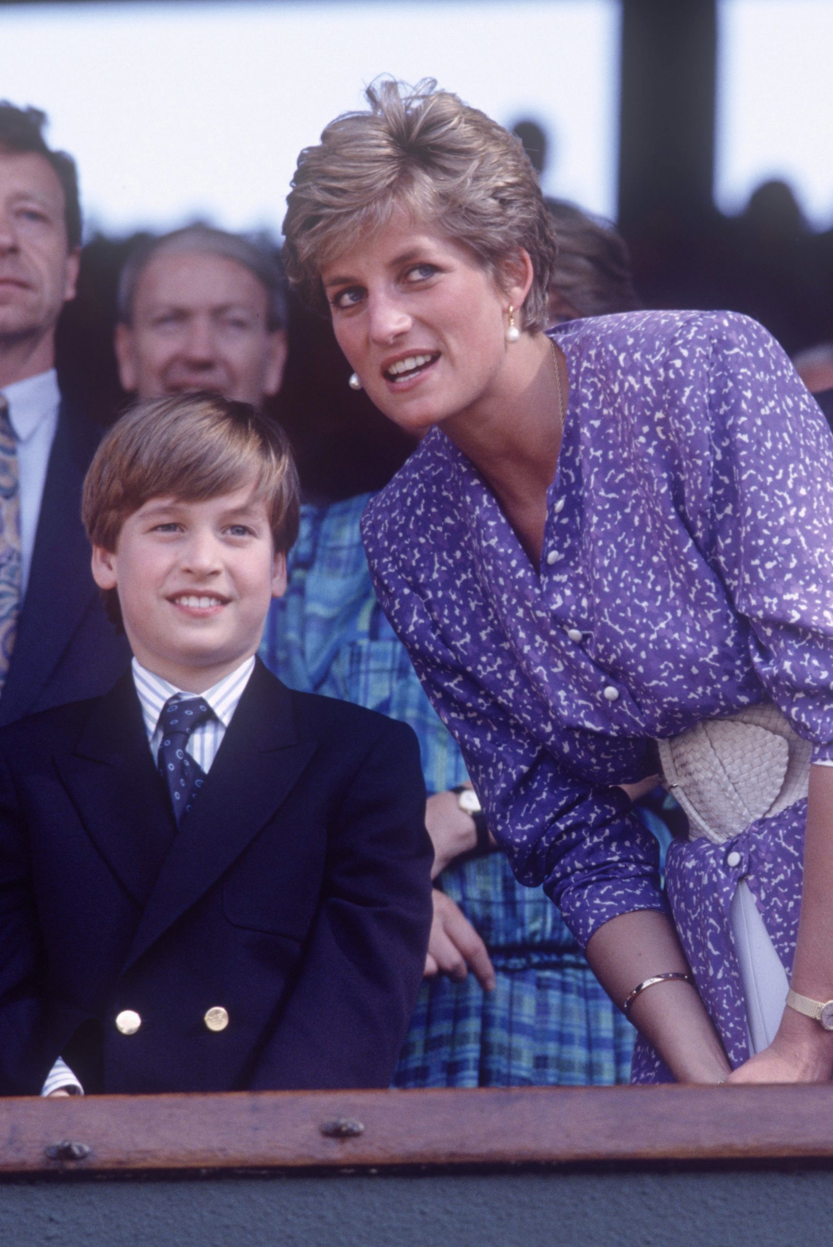 Prince William and Princess Diana