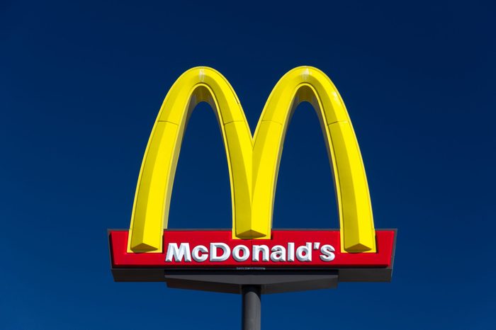 McDonald's restauraunt sign