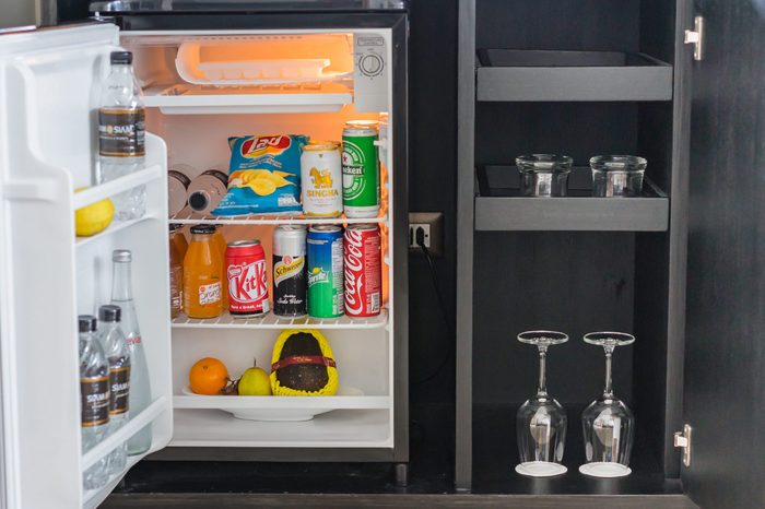 hotel mini bar fridge,