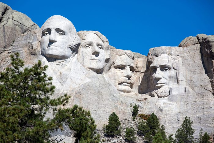 Mt. Rushmore National Memorial is located in southwestern South Dakota, USA.