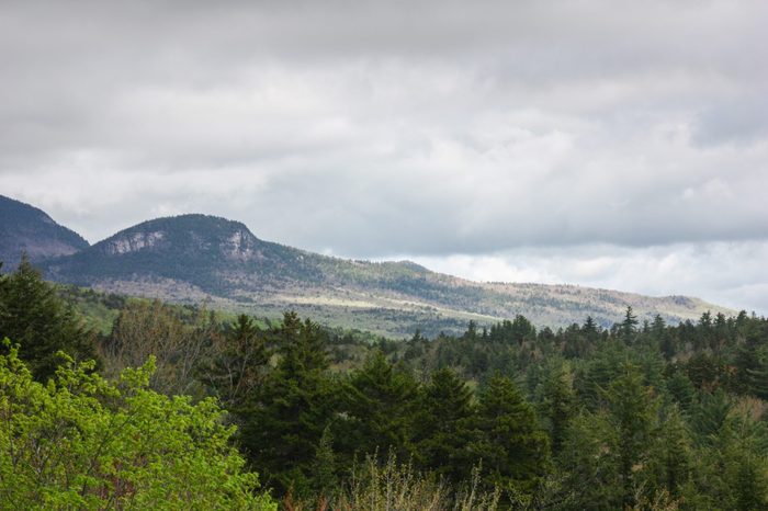 North Conway New Hampshire, in the White Mountains along the Kancamagus highway.