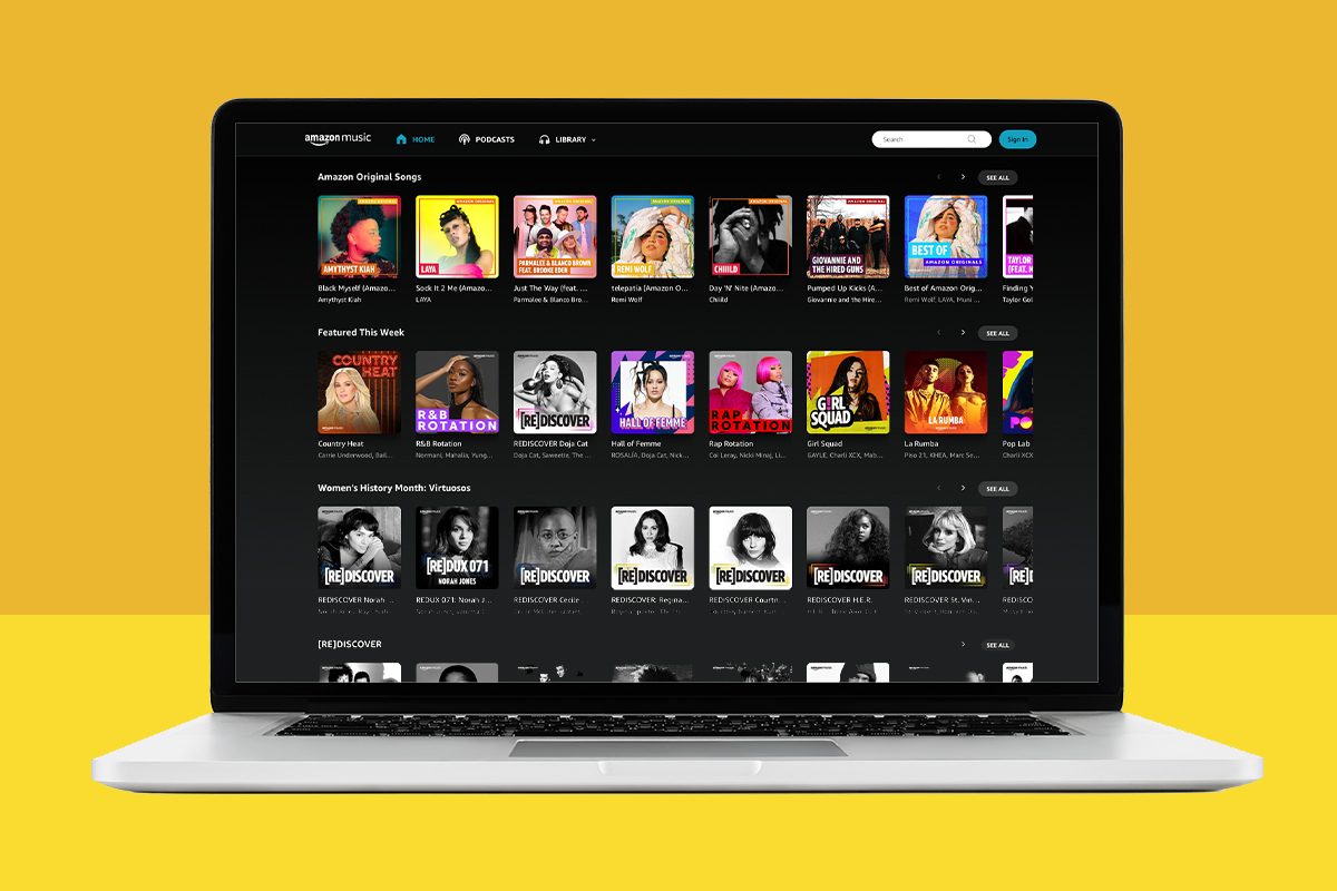 Amazon Music Site