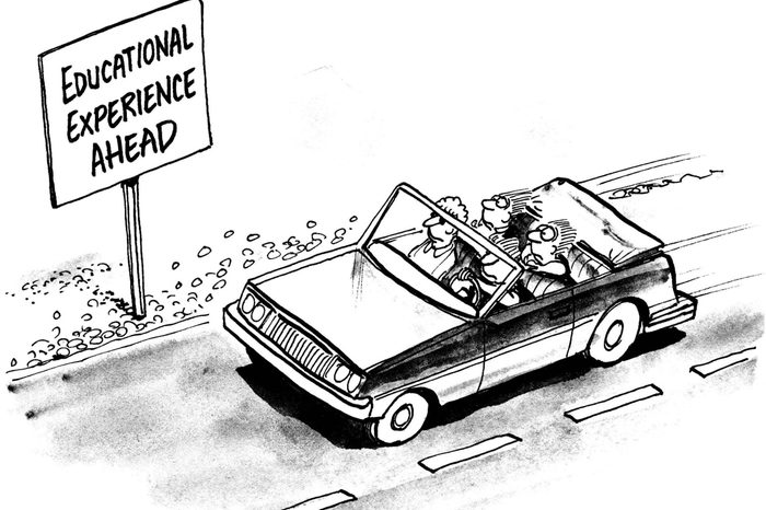 Educational experience ahead.