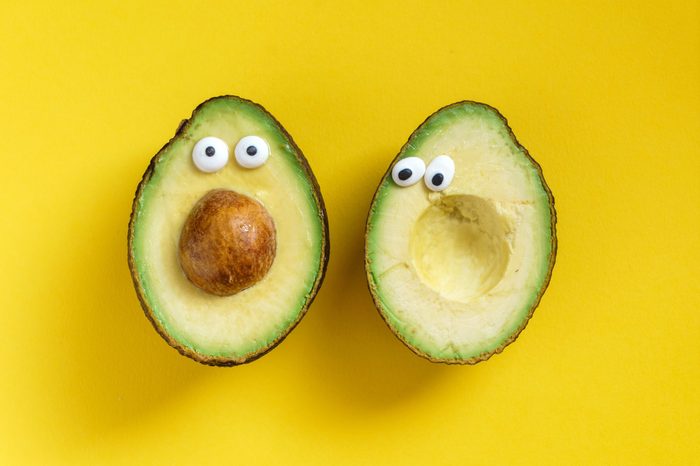 funny avocado