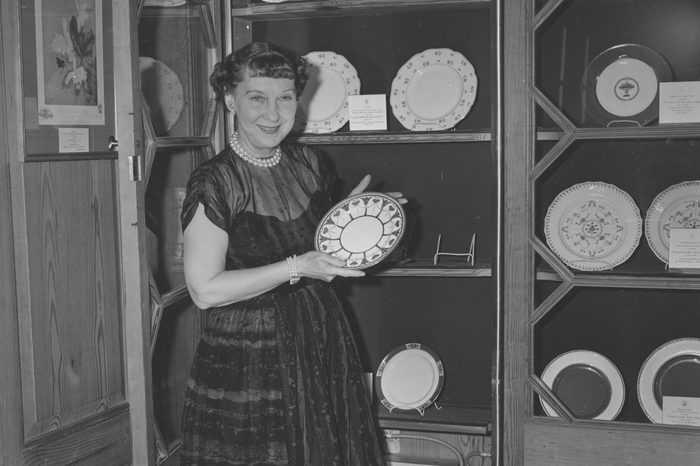 pulling out the china