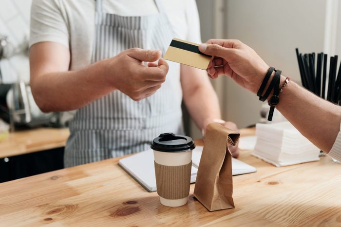 Modern cafe business