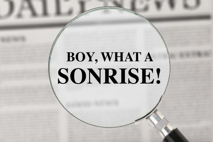 punny newspaper headline