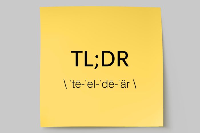 TL;DR sticky note