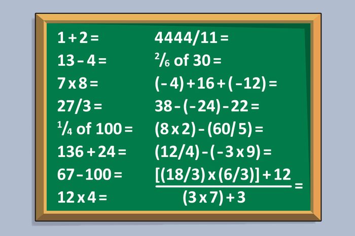 number music problem illustration