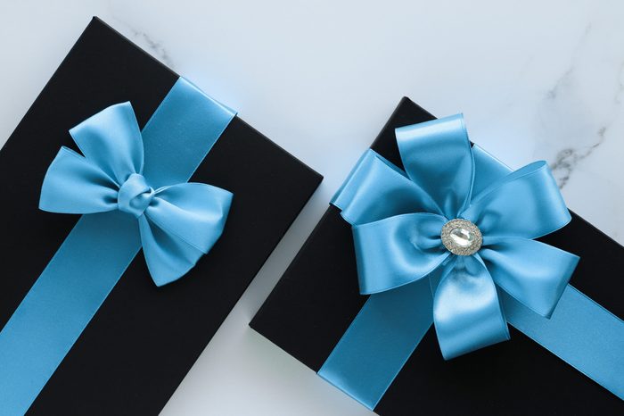 Romantic celebration, lifestyle and birthday present concept - Luxury holiday gifts on marble